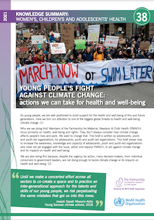 Young people's fight against climate change