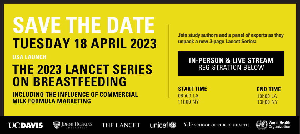 USA Launch The 2023 Lancet Series on Breastfeeding