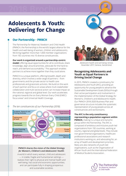 Adolescent & Youth: Delivering for change