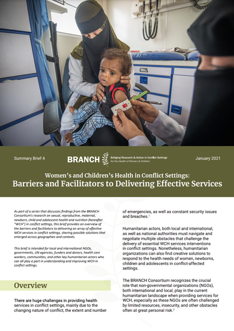 Barriers and Facilitators to Delivering Effective Services