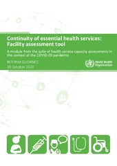 Continuity of essential health services: Facility assessment tool