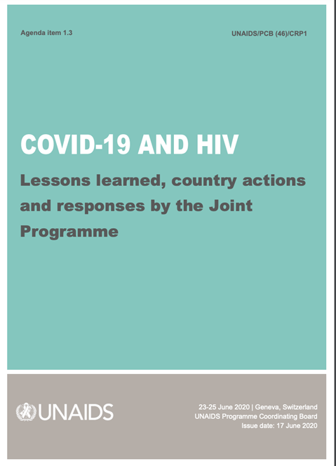 COVID-19 AND HIV - Lessons learned, country actions and responses by the Joint Programme