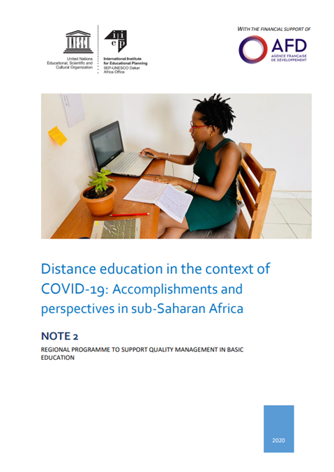 Distance education in the context of COVID-19: accomplishments and perspectives in sub-Saharan Africa