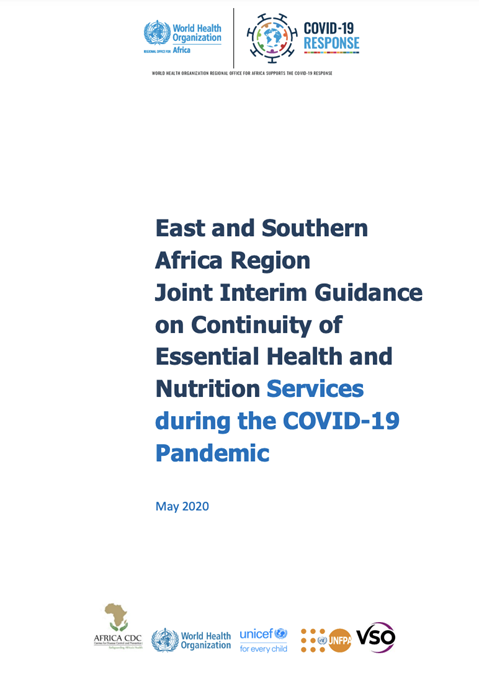 East and Southern Africa region joint interim guidance on continuity of essential health and nutrition services during the COVID-19 pandemic