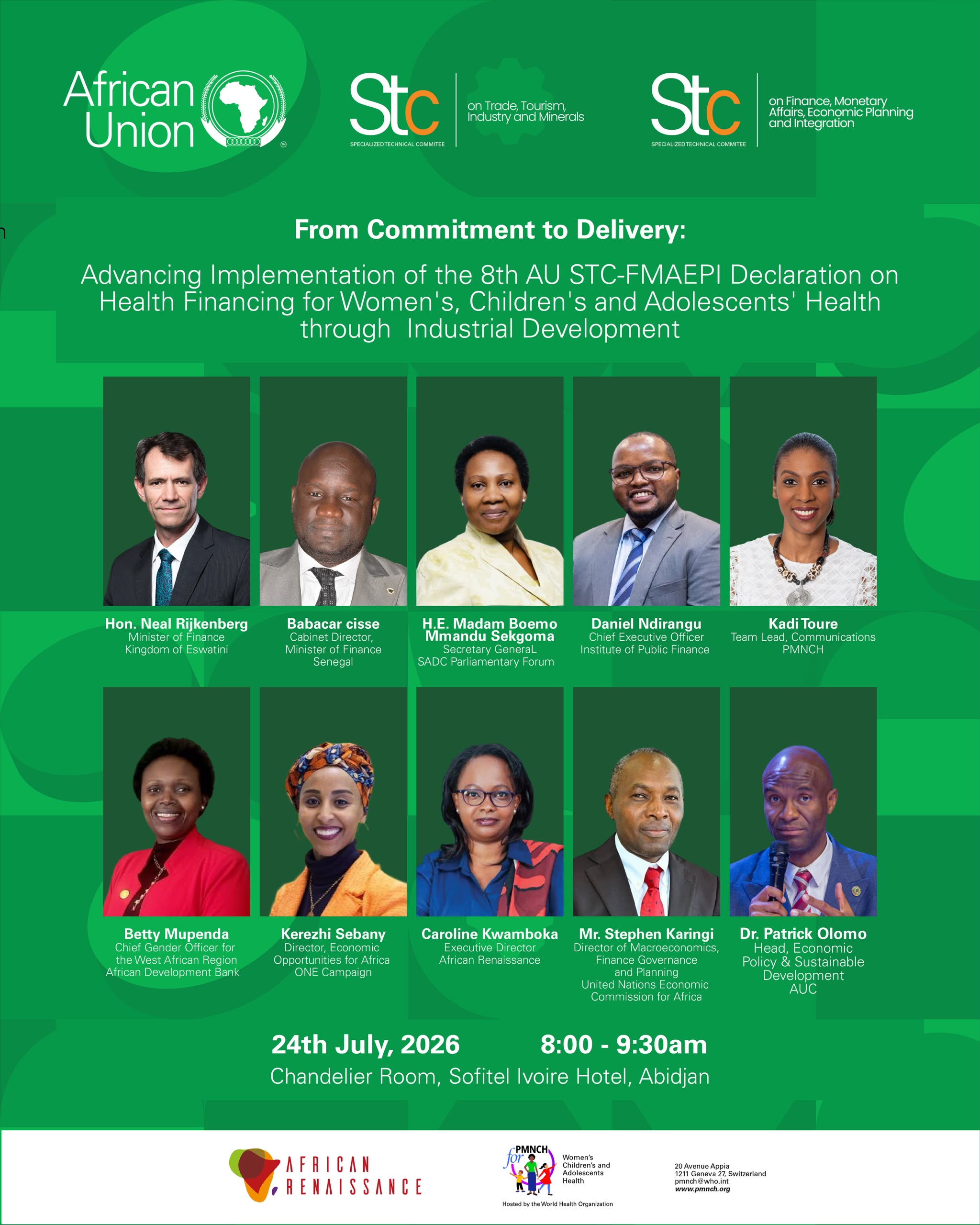 African Ministers Advance Financing Plans for Women’s and Children’s Health