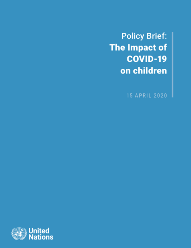 Policy Brief: The Impact of COVID-19 on children