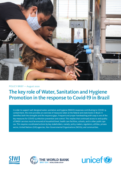 The key role of Water, Sanitation and Hygiene Promotion in the response to Covid-19 in Brazil