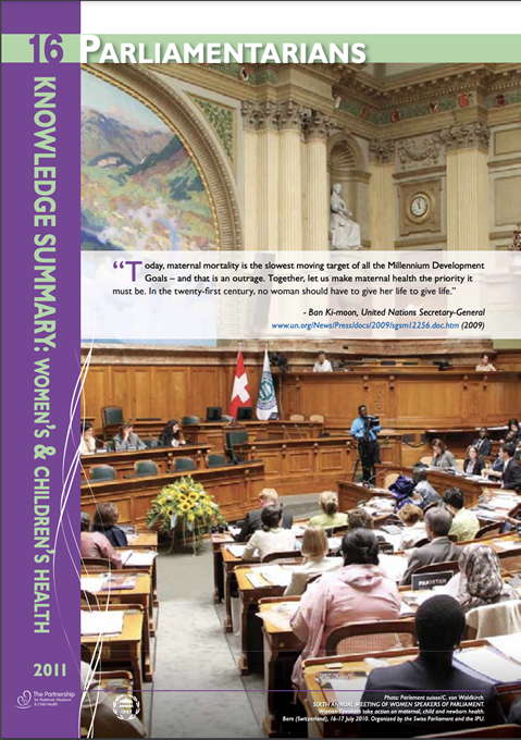 PMNCH Knowledge Summary #16 Parliamentarians