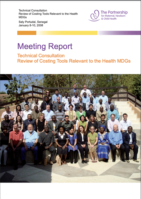 Review of Costing Tools Relevant to the Health MDGs - meeting report