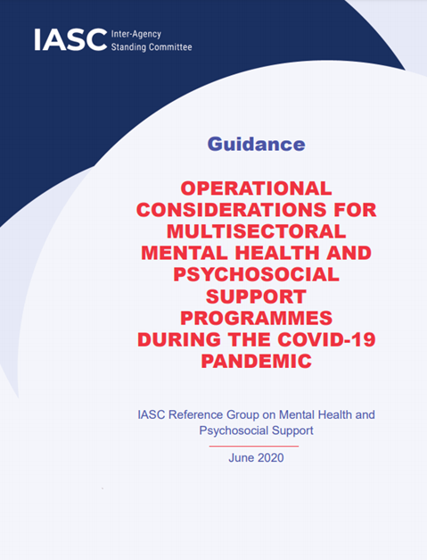 Operational considerations for multisectoral mental health and psychosocial support programmes during the COVID-19 pandemic