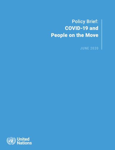 Policy Brief: COVID-19 and People on the Move