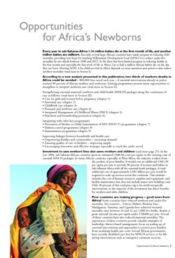 Opportunities for Africa's newborns - Executive summary