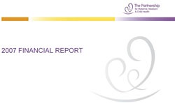 PMNCH 2007 Financial report