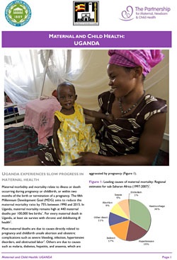 Maternal and child health: Uganda