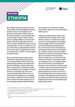 Case study: Ethiopia