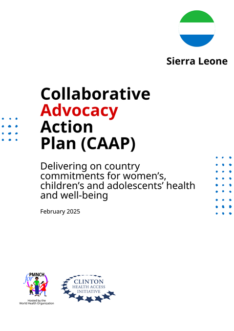 Sierra Leone Collaborative Advocacy Action Plan