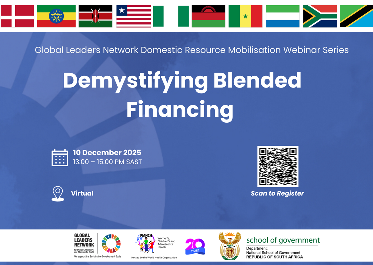 Demystifying Blended Finance for Women’s, Children’s, and Adolescents’ Health: Domestic Resource Mobilization Series